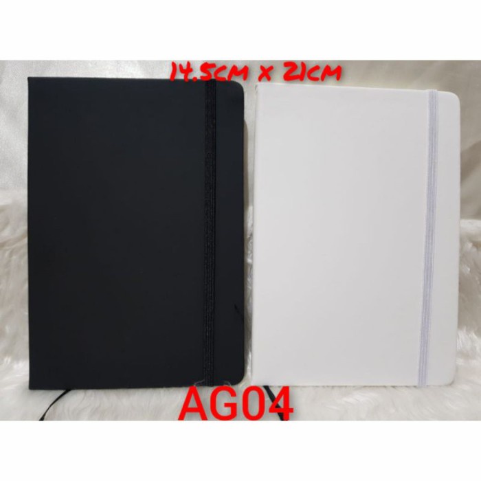 

[RESTOCK] AG 04 Agenda Kulit A5 / Buku Catatan / Notebook Kulit exclusive - Putih