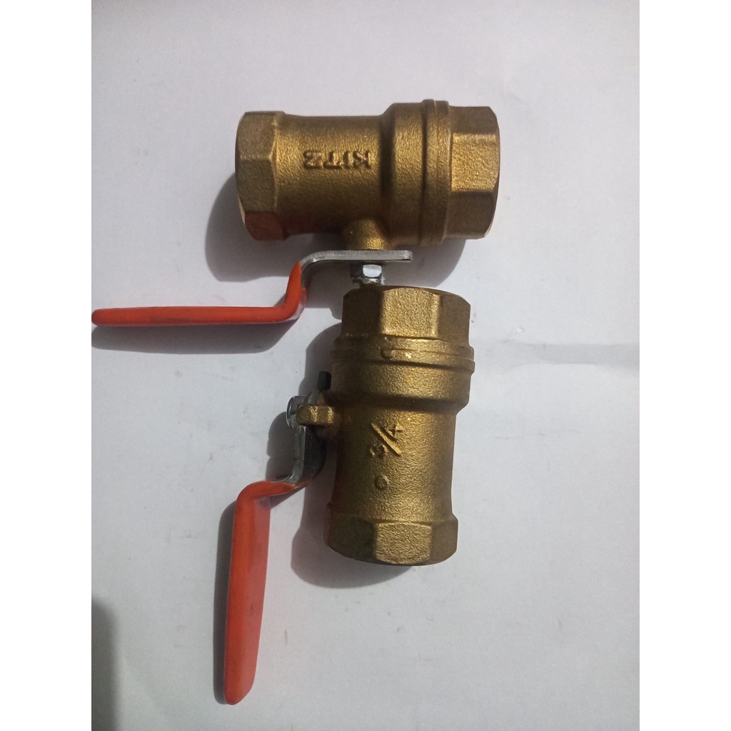 Ball Valve Kitz Kuningan 3/4" / Stop Kran 3/4 Inch Kitz Kuningan / Ball Valve Kuningan 3/4" Kitz
