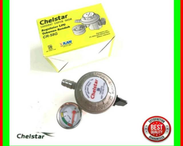 Chelstar , CR 58G , CR1,  Regulator Gas LPG , Meteran (Trending)