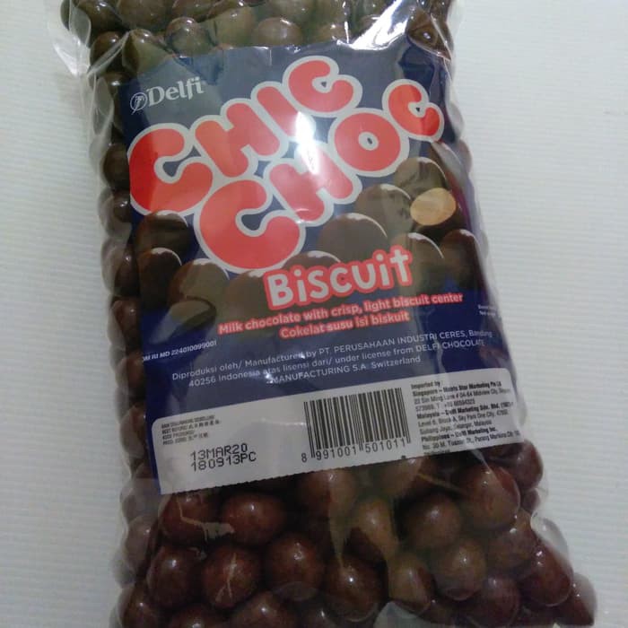 

Coklat Delfi Chic Choc Biscuit Kiloan 1 Kg