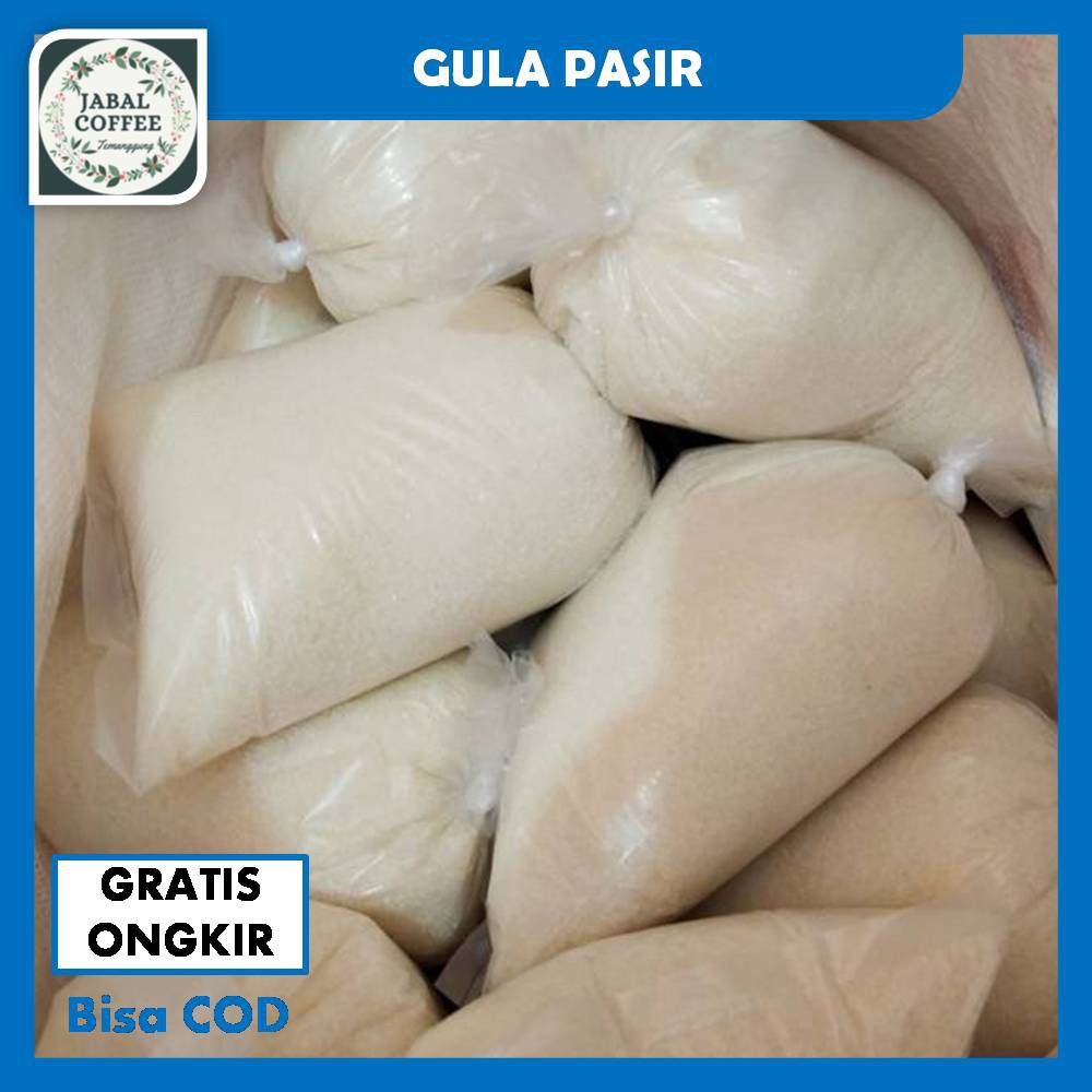 Gula pasir Putih Kiloan 1 Kg / Gula Pasir Putih Bahan Pokok Sembako Murah Meriah J35