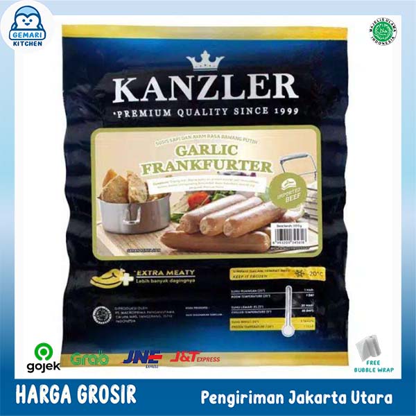 SOSIS GARLIC FRANKFURTER KANZLER 300 GRAM