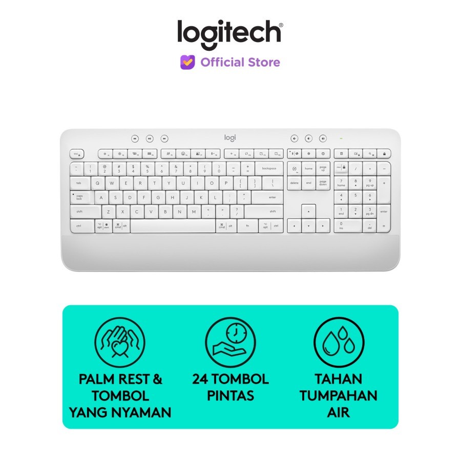 Keyboard Logitech Signature K650 Wireless Bluetooth Comfort - K 650