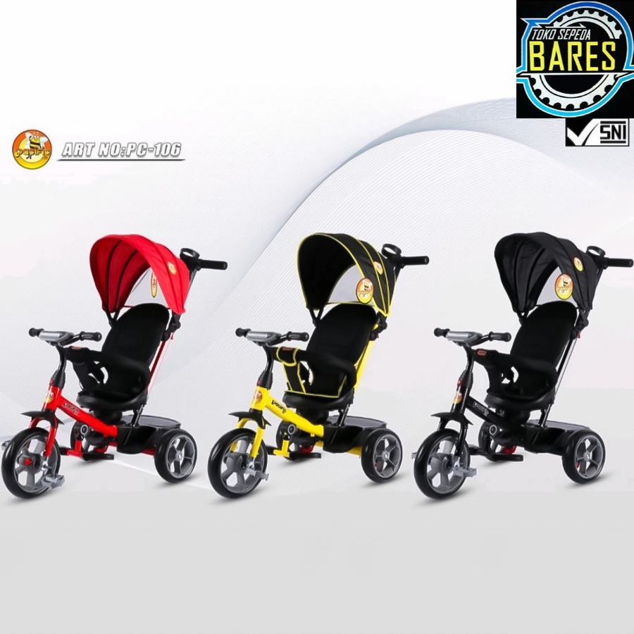 Sepeda Roda Tiga Anak Pacific JR PC-106 / Tricycle