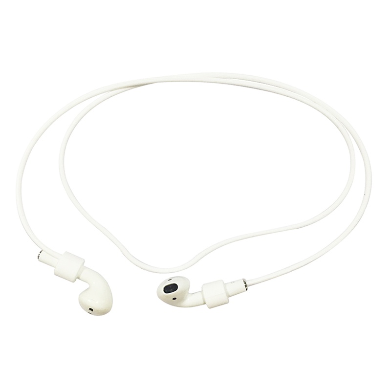 Anti-Lost Soft Rubber Lanyard Olahraga Luar Ruangan Earphone Lanyard Aksesoris Mode