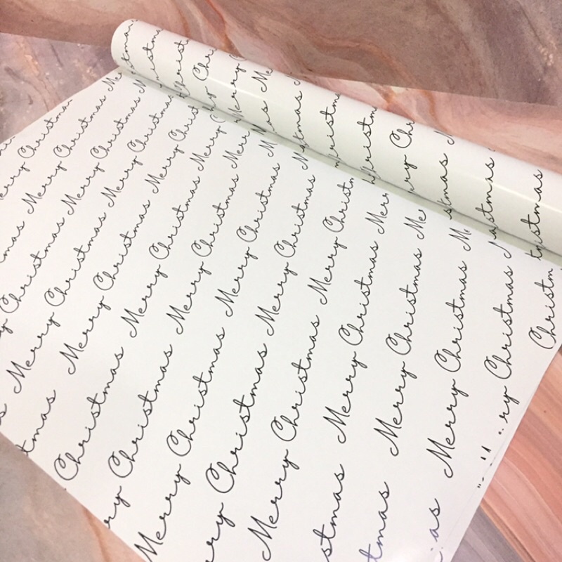 KERTAS KADO CUSTOM / BUNGKUS KADO CUSTOM / WRAPPING PAPER / KADO NATAL / KERTAS KADO ESTETIK / SAMPU