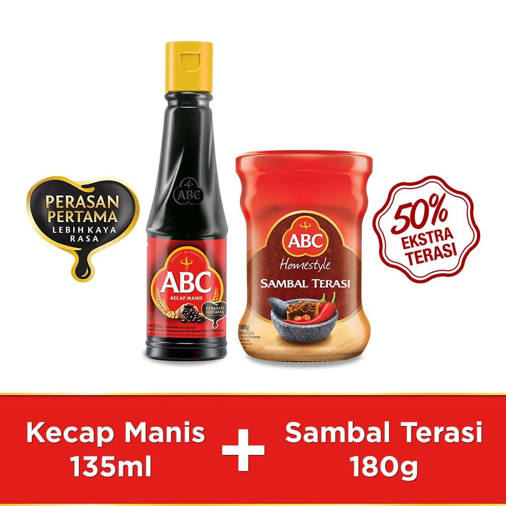 

PROMO BUNDLING ABC KECAP MANIS 135ML & SAMBAL TERASI 180G TERMURAH