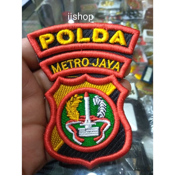 Bordir Timbul Polda Metro Jaya