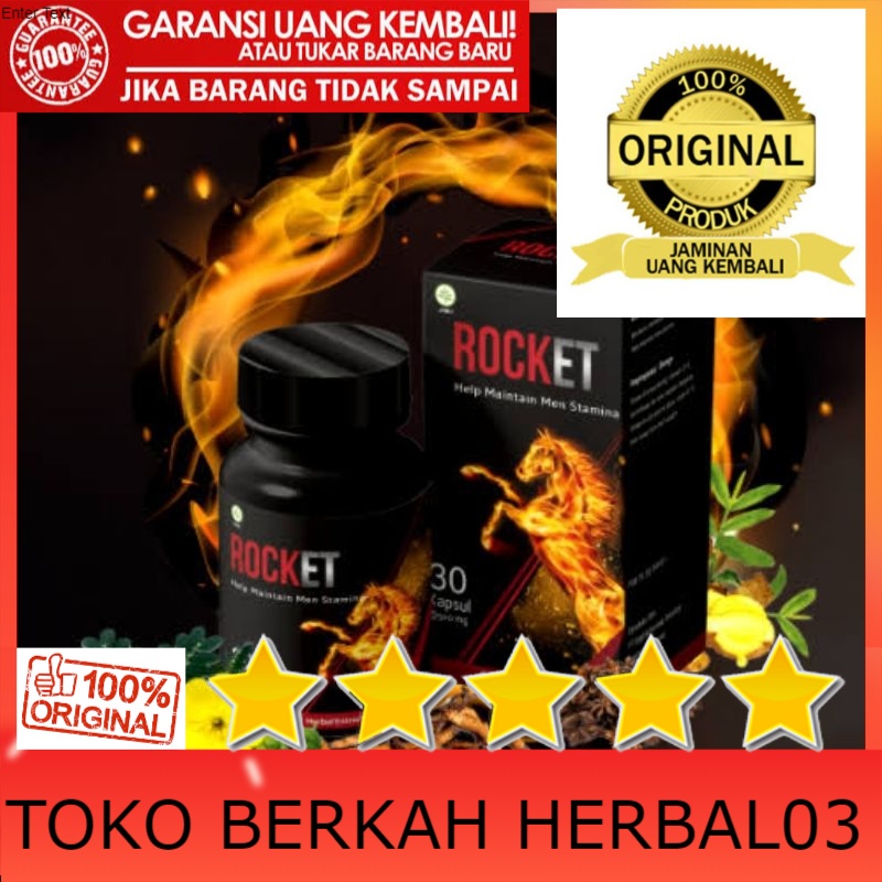 100% ASLI ROCKET OBAT KUAT PRIA 100% ORIGINAL AMPUH PENAMBAH STAMINA