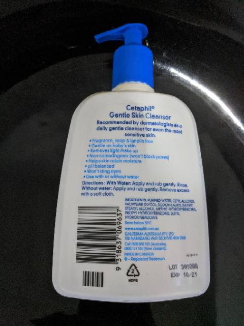 cetaphil without water