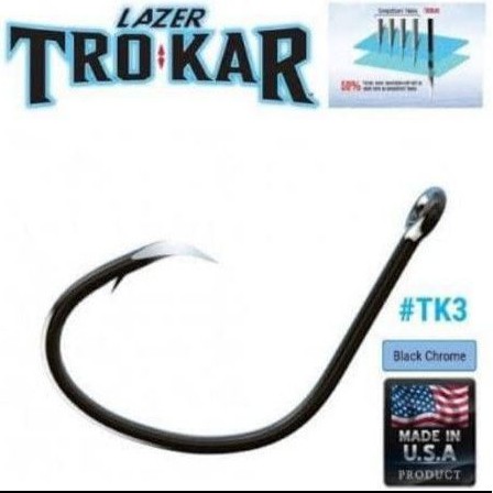 CIRCLE HOOK EAGLE CLAW TROKAR LANCET OFFSET TK3