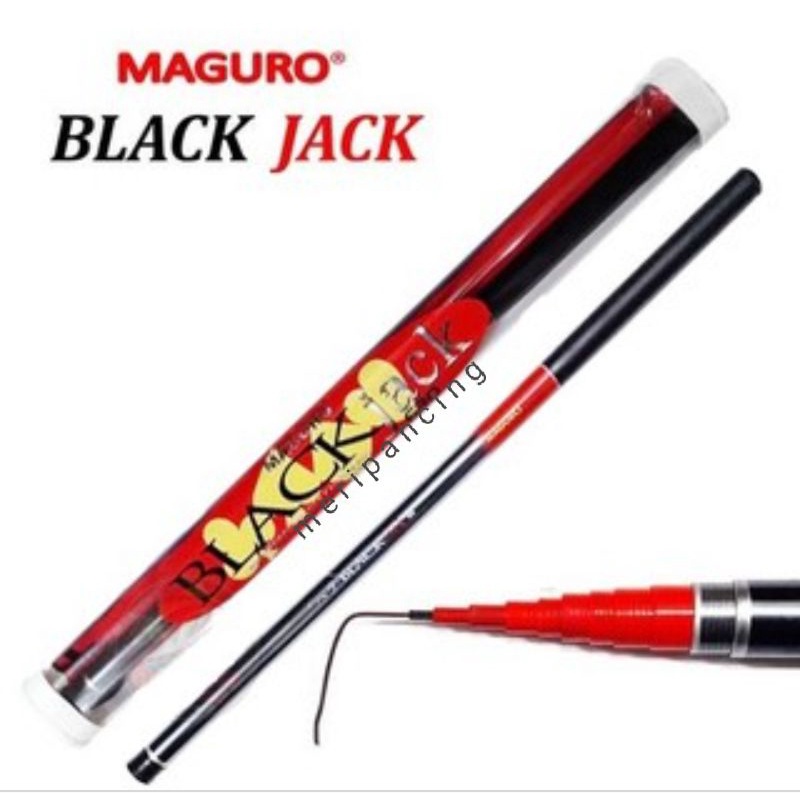 Joran Tegek Maguro BLACK JACK | Carbon Keiryu | Power Light | Pilih Ukuran