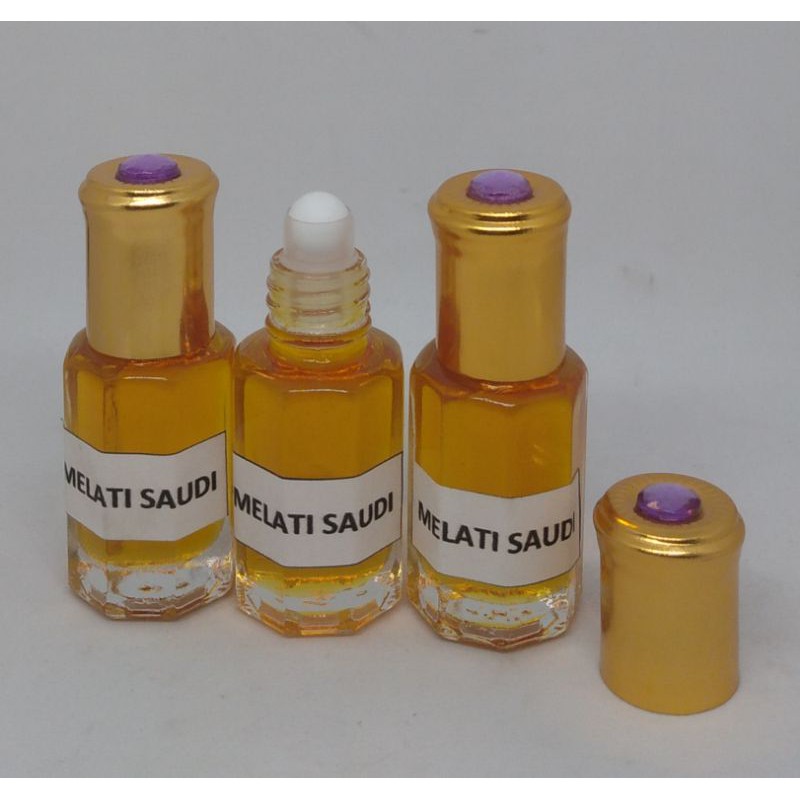 PARFUM MELATI SAUDI MURNI 100% KEMASAN ROL ON 6 ML,PARFUM MURNI,PARFUM SAUDI