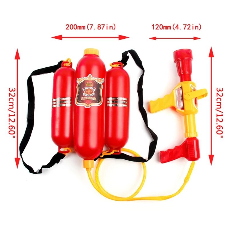 Mombaby1 Mainan Edukasi anak Pemadam Kebakaran Set / Mainan pistol Air anak