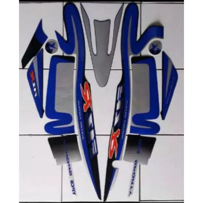 STIKER LIST BODY MOTOR YAMAHA FIZR CALTEX.