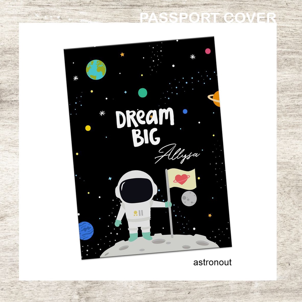 Sampul Paspor Passport Holder CUSTOM We bare bear bisa kasih nama we bare bear hype bape totoro astronout