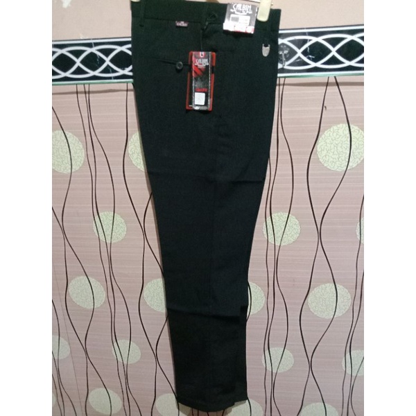 CELANA CALBIN FORMAL SLIM FIT HITAM/CELANA FORMAL PRIA DEWASA/CELANA KERJA KANTOR