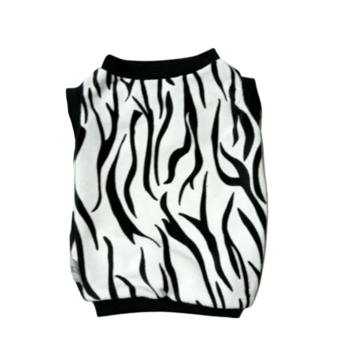 Baju Kucing Motif zebra bahan premium