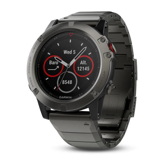 Garmin Fenix 5X Sapphire Slate Gray With Metal Band ORIGINAL & GARANSI