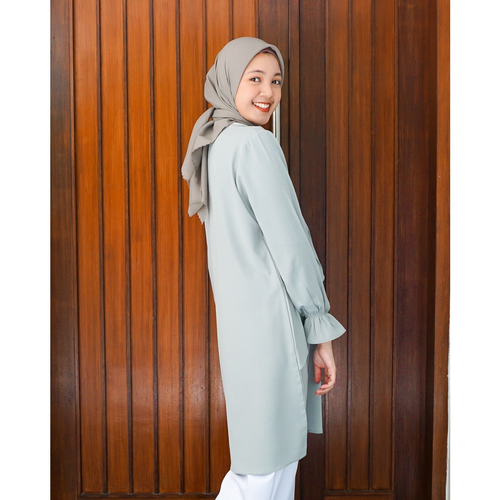 CAMILLA TUNIK BAJU ATASAN WANITA BUSUI MUSLIM POLOS TERBARU KEKINIAN MURAH KAIN TORINO PREMIUM (COD)