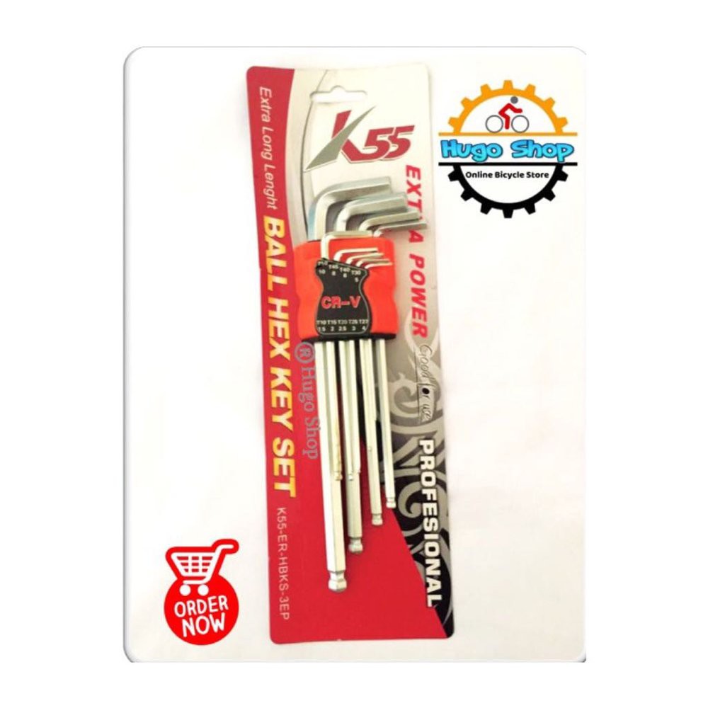Kunci L  Kombinasi Bintang Panjang Set K55 Berkualitas