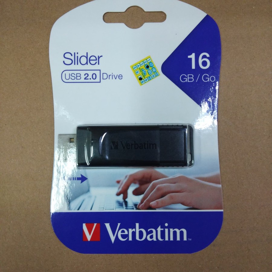 Verbatim Flash Disk 16GB Slider USB2.0