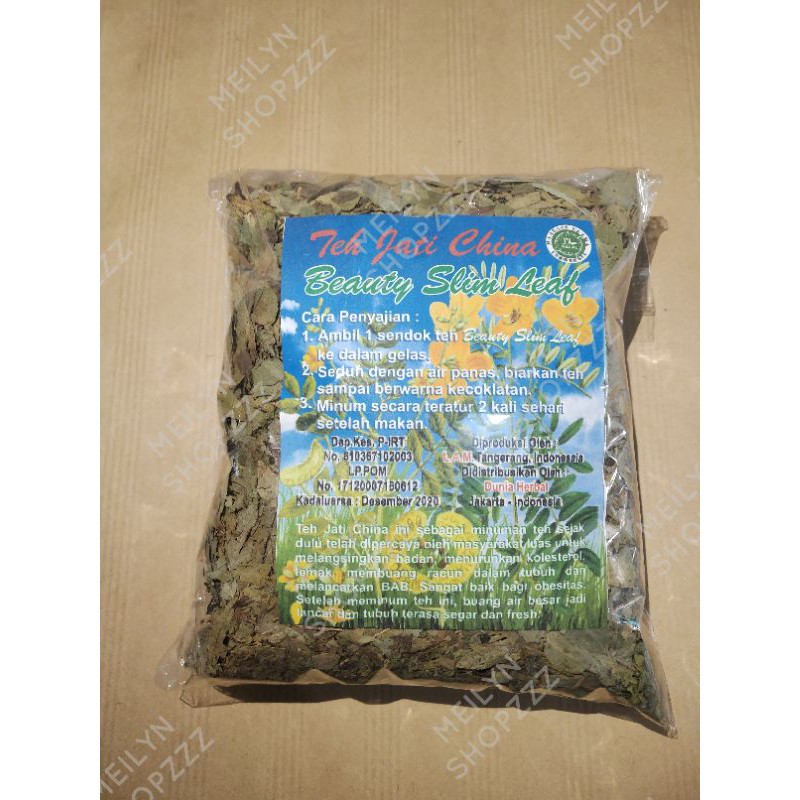 

Daun Teh Jati Cina kemasan 100 gram