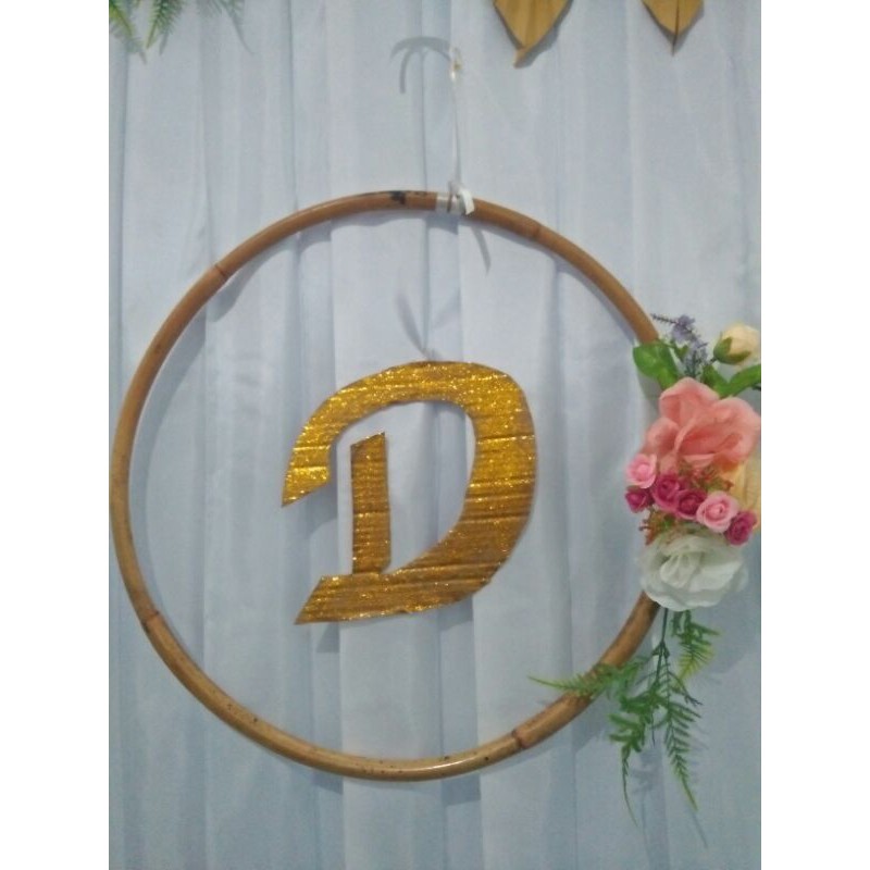 HULAHOOP ROTAN / lingkaran backdrop/ hulahop rotan dekorasi/ dekorasi lingkaran rotan