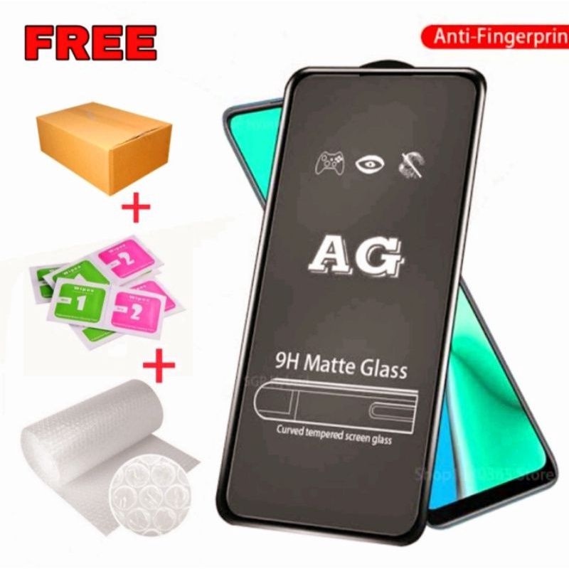 MATTE GLASS 9H TEMPERED GLASS ANTI MINYAK DOFF BLACK FOR IPHONE 6G 6plus 7 7plus XR 6.1 X 5.8