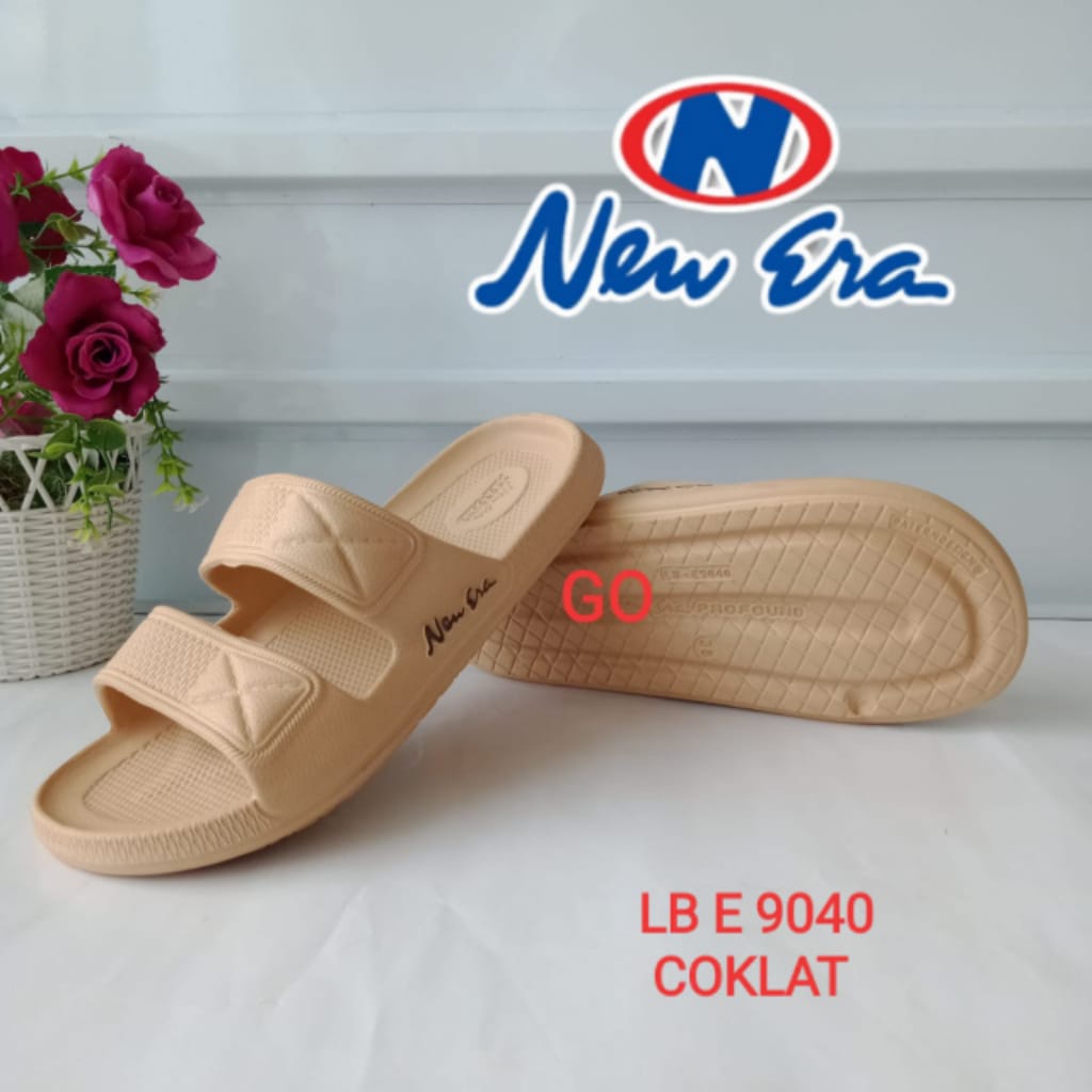 sogo NEW ERA LB E 9040 Sandal Karet Wanita Terbaru Sendal Karet Selop Ban Dua Size 37-40