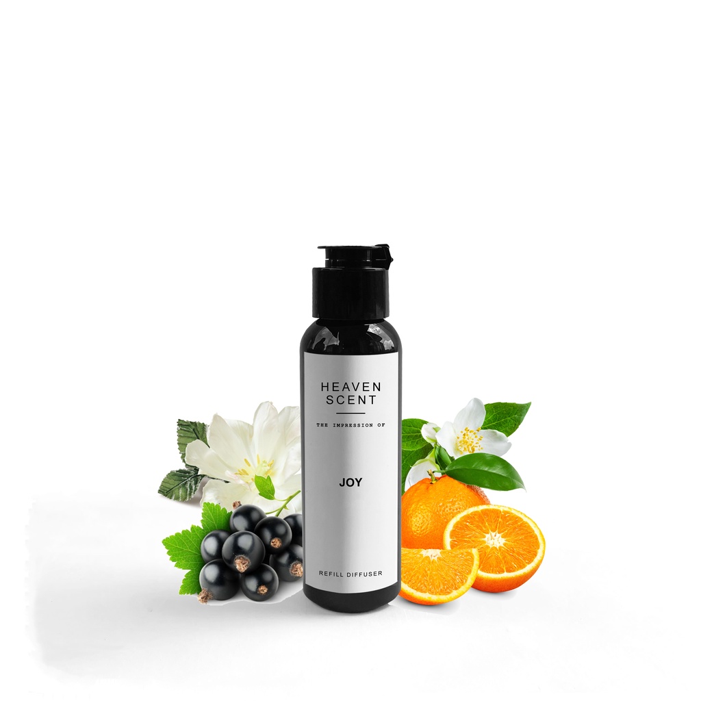 HEAVEN SCENT Refill Luxury Reed Diffuser 100 ml - Pengharum Ruangan Aromaterapi Inspired by Fragrance-JOY