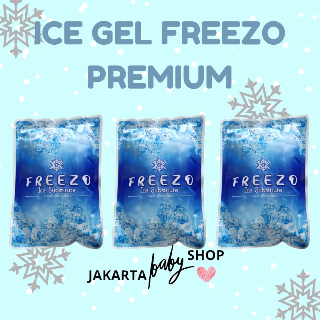 FREEZO Kualitas Premium / Ice Gel Besar 500g / Cool Gel / Ice Pack / 855001