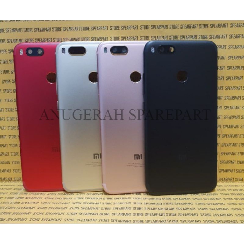 Backdor back cover tutup belakang baterai batere Xiomi Mi A1 Bahan Plat