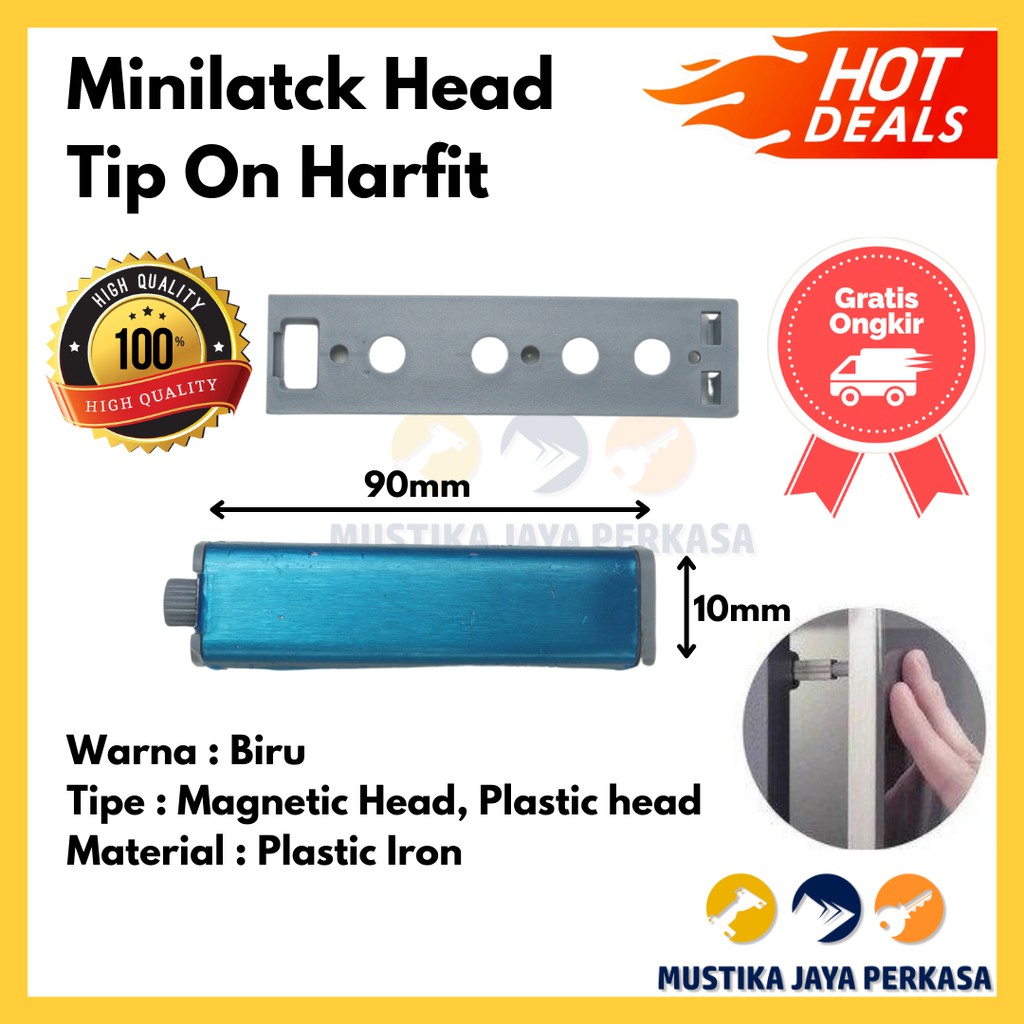 Tip On Besar Pendek Abu-abu Hitam Putih 120 Mm