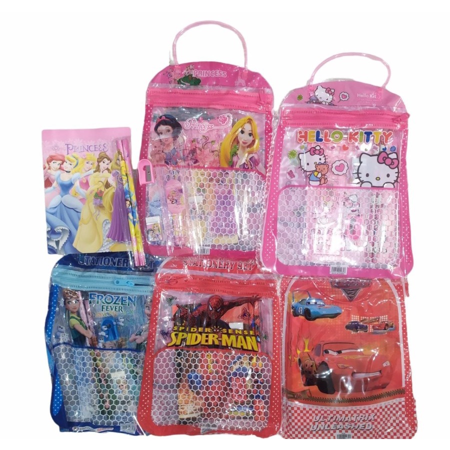

Set Alat Tulis Anak karakter FREE Bag sesuai foto