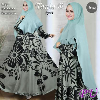 TANIA SYARI JUMBO (PU) MAXI DRESS MUSLIM BUSUI WANITA MURAH GAMIS KEKINIAN GROSIR MODERN LEBARAN