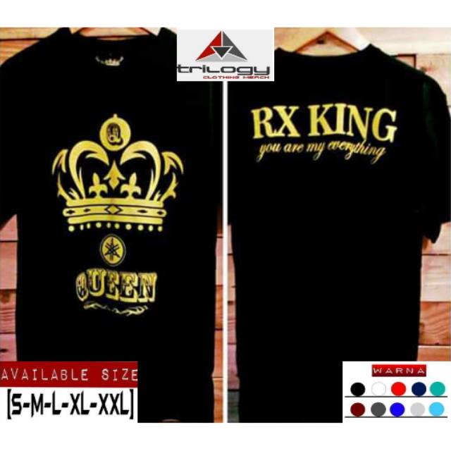 Kaos Keren Rx King You Are My Everything Yamaha Rx King Queen Sablon Gold Shopee Indonesia