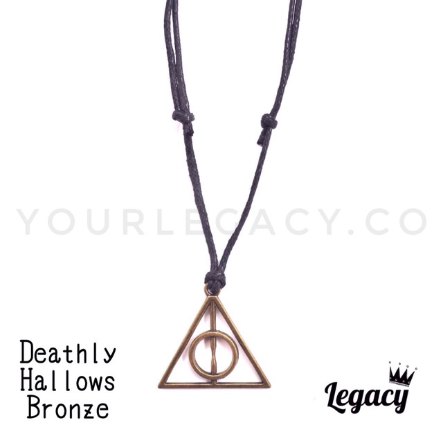 YOURLEGACY | Deathly Hallows Bronze Necklace