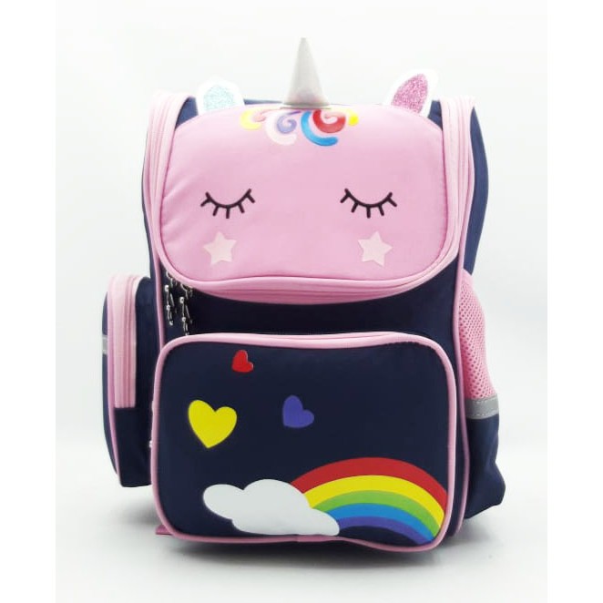 PROMO 10.10 BackPack Ransel Tas Anak Sekolah TK / SD Perempuan Model Panda 14&quot; UKURAN SEDANG dan 16&quot; UKURAN BESAR Kuda PONY Kanvas IMPORT