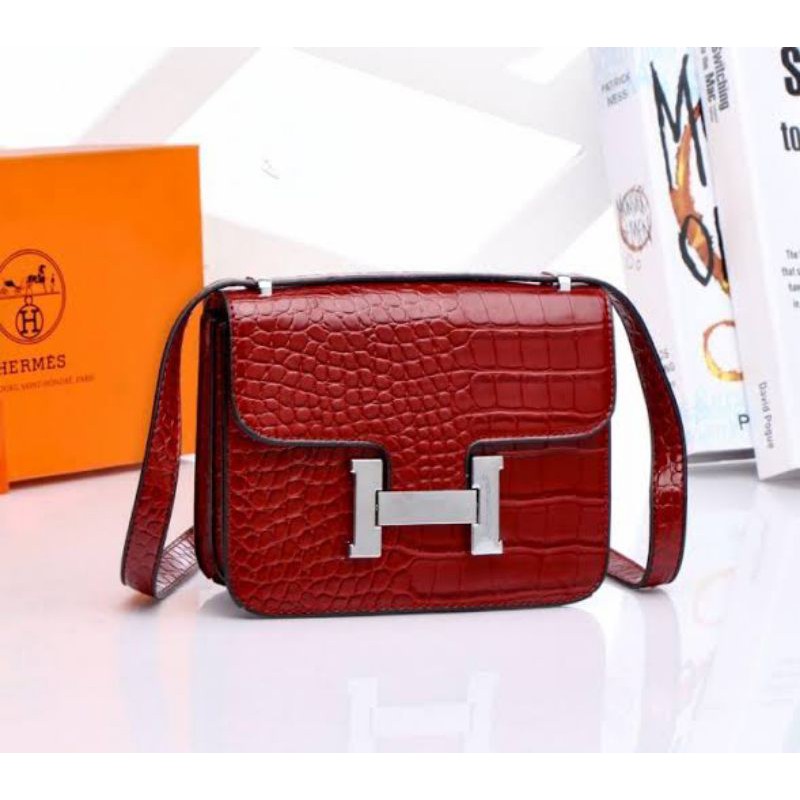 tas cantik hermes H croco