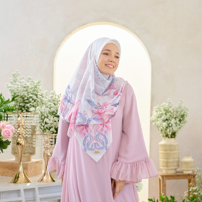 Promo   DOA - Soleha Scarf Seashell - NU Voal   Hanya di shopee