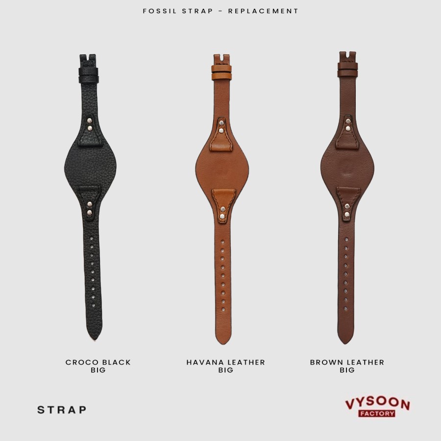 Tali Jam Kulit Asli Pengganti Premium / Replacement Strap Jam Kulit