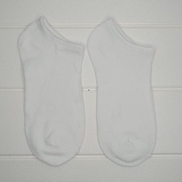 ❤️GTB❤️ Kaos Kaki Pendek Semata Kaki Ankle Cute Short Socks Kaos Kaki Polos-POLOS PUTIH