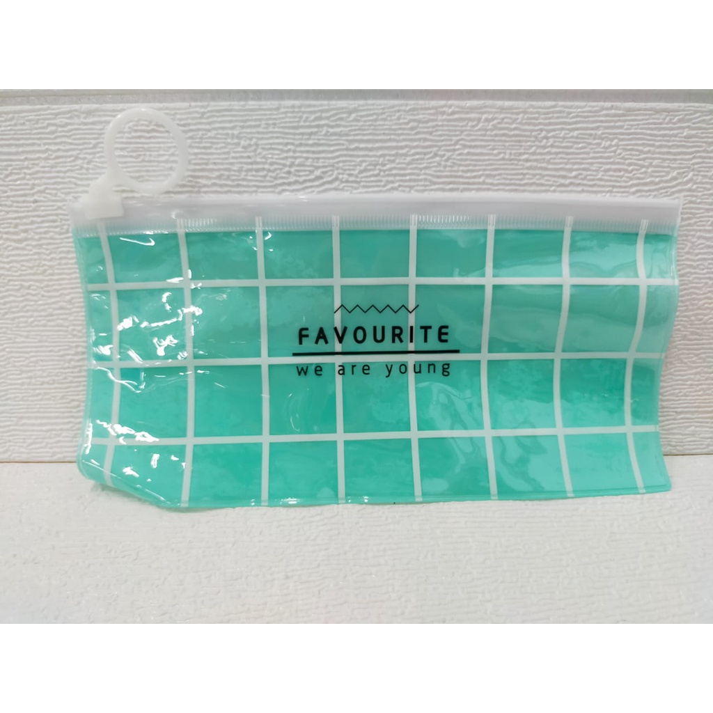 ✧YUKSHOPING✧ TEMPAT PENSIL TRANSPARAN KARAKTER KOSMETIK TEMPAT ALAT TULIS MURAH BATAM IMPORT R444-4