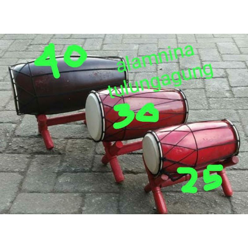 kendang gendang Jawa alat musik tradisional