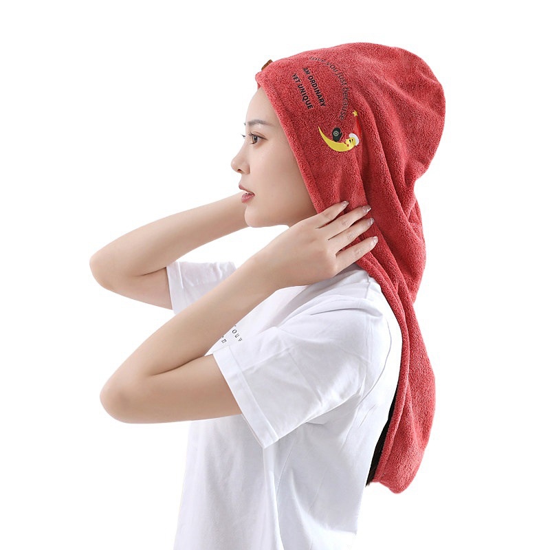 TERBARU COD Handuk Rambut Keramas Karakter Cepat Kering Fashion Wanita Magic Towel SRG09 R2a