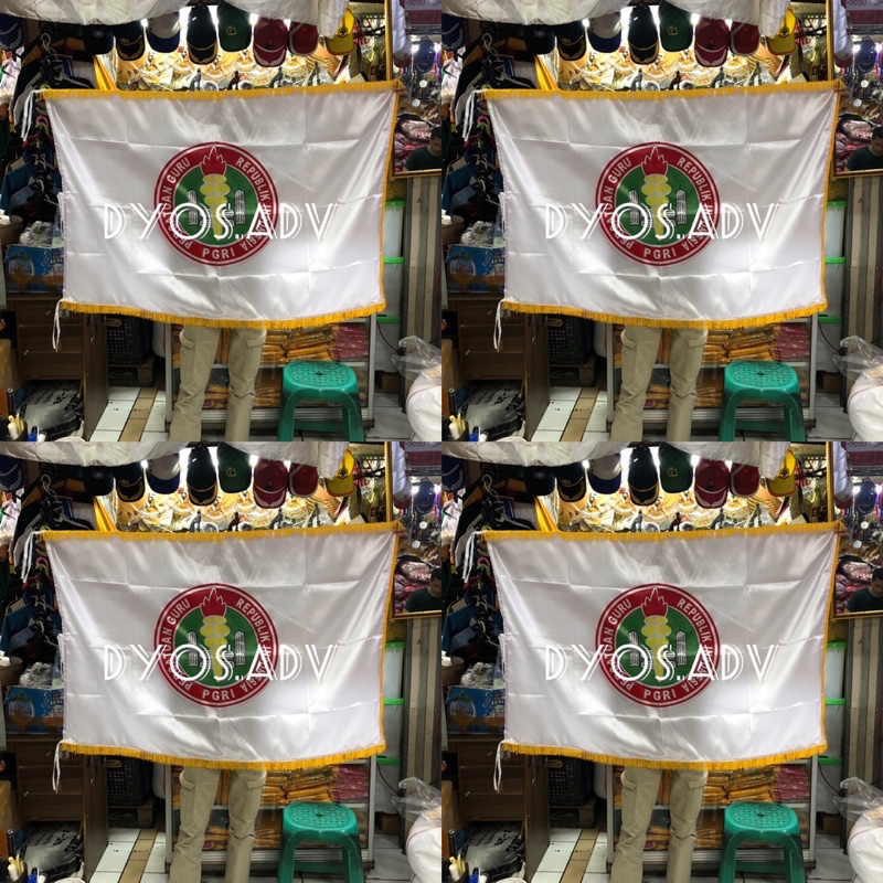 Bendera PGRI bolak balik