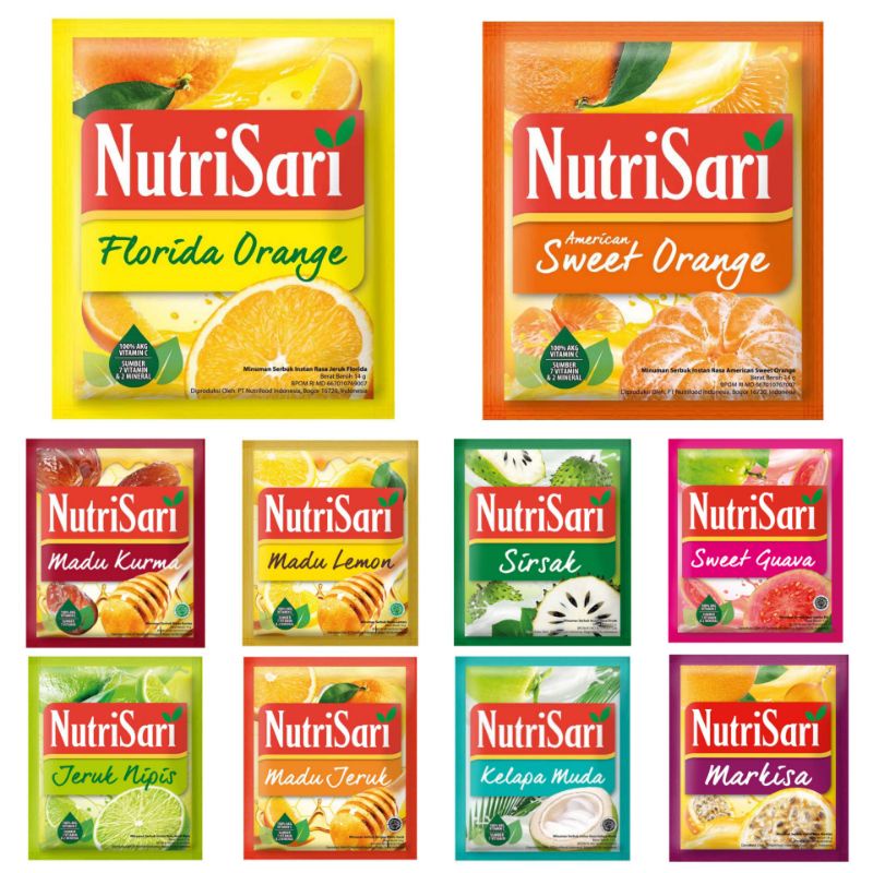 

MINUMAN NUTRISARI SACHET 1PAK 10PCS