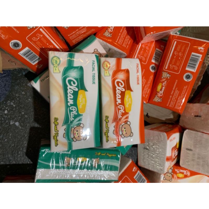 tisu clean plus 180 sheet