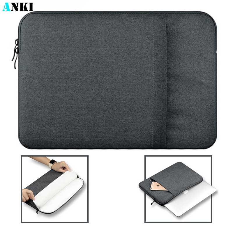 Sarung Sleeve Case for Laptop 11/12&quot; 13&quot; 15&quot; inch / Tas Pelindung Laptop Acer Ideapad Slim Waterproof / Case Laptop Notebook Horizontal Polos Lembut Nyaman Digenggam Tahan Benturan / Cover Protection Bag Netbook Karakter Anti Debu Kotoran Laptop Murah Ori